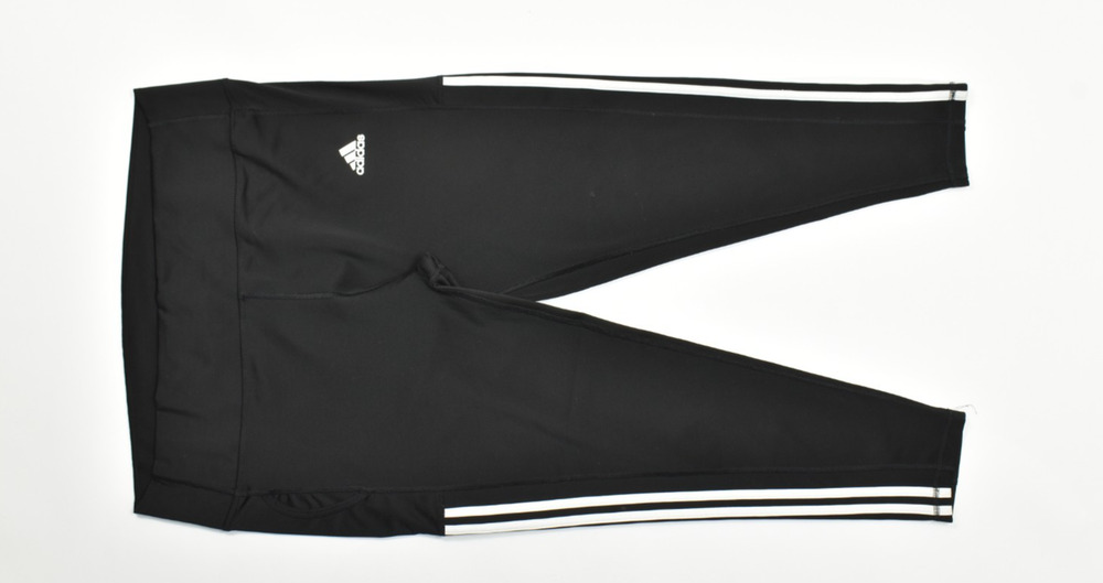 Adidas Womens 2XL Black 3 Stripe High Waisted Leggings Athletic Workout Pants